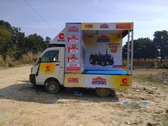 Escorts Tractor promotional van activation photo