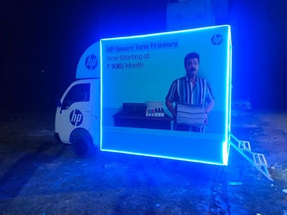 HP LED Van night activation photo 1