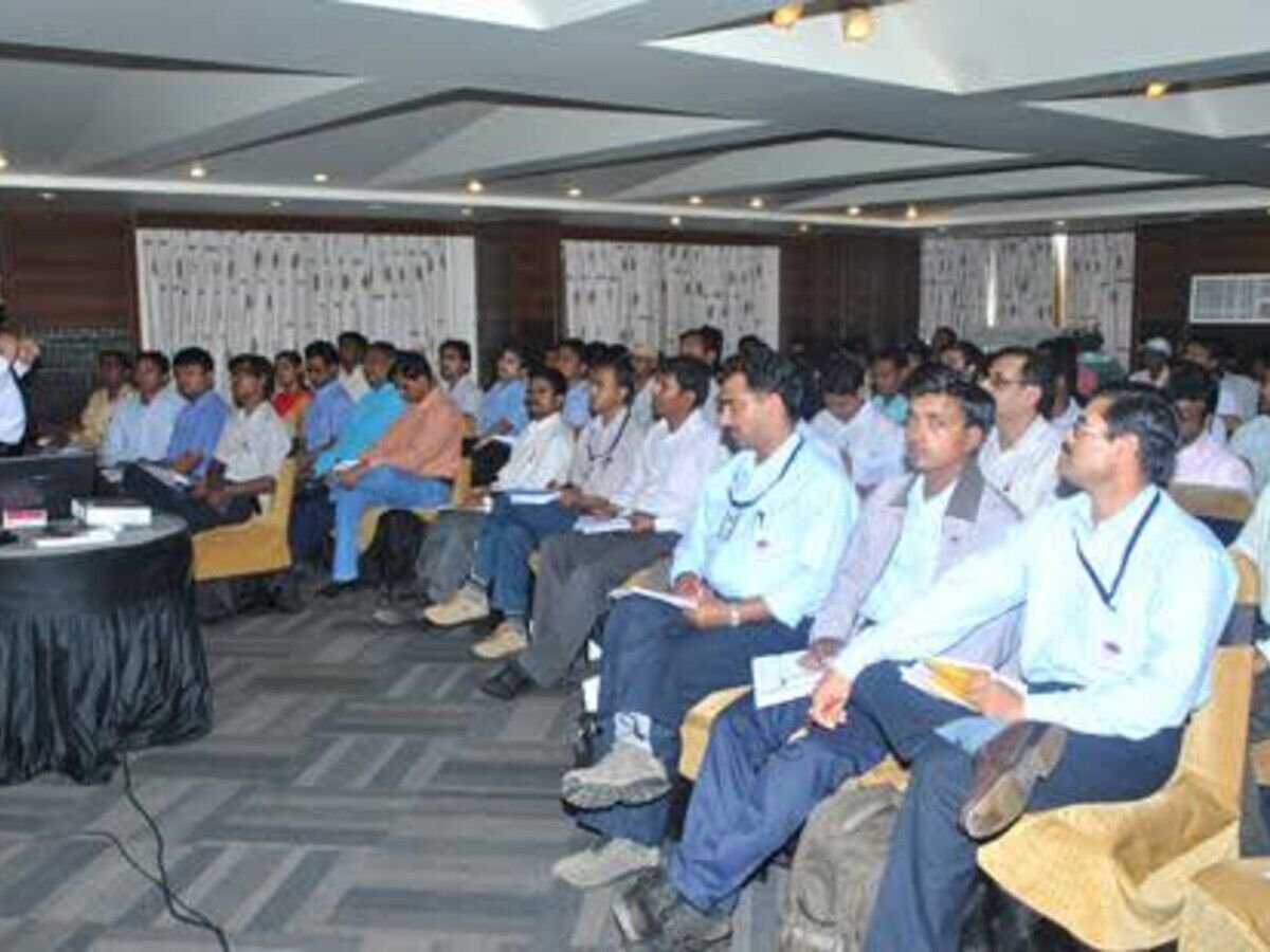 Field team attending an on-ground training and audit session
