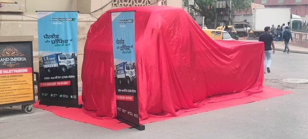 Branded booth at a corporate brand activation